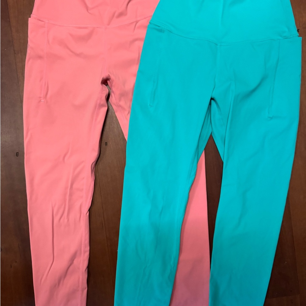 2 pairs of Born Primitive go to leggings w/pockets 2.0
